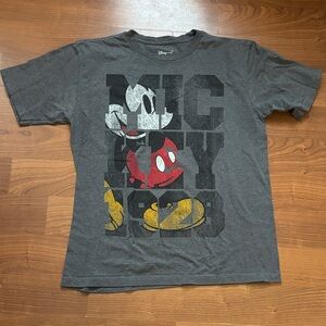 Disney Mickey Mouse Charcoal Graphic Tee